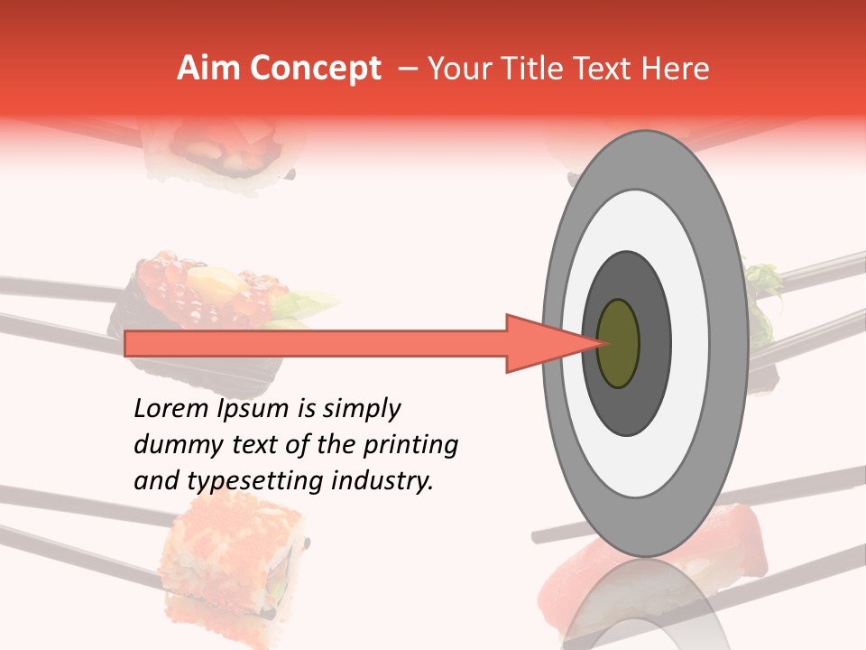 Salmon Slice Ikura PowerPoint Template
