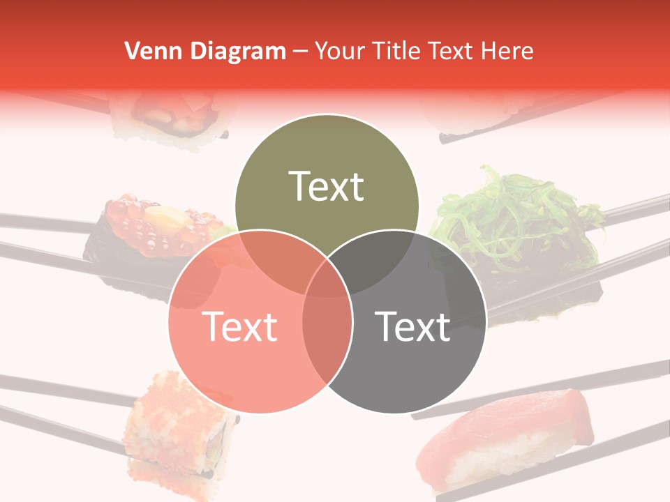Salmon Slice Ikura PowerPoint Template