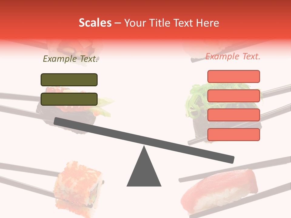 Salmon Slice Ikura PowerPoint Template