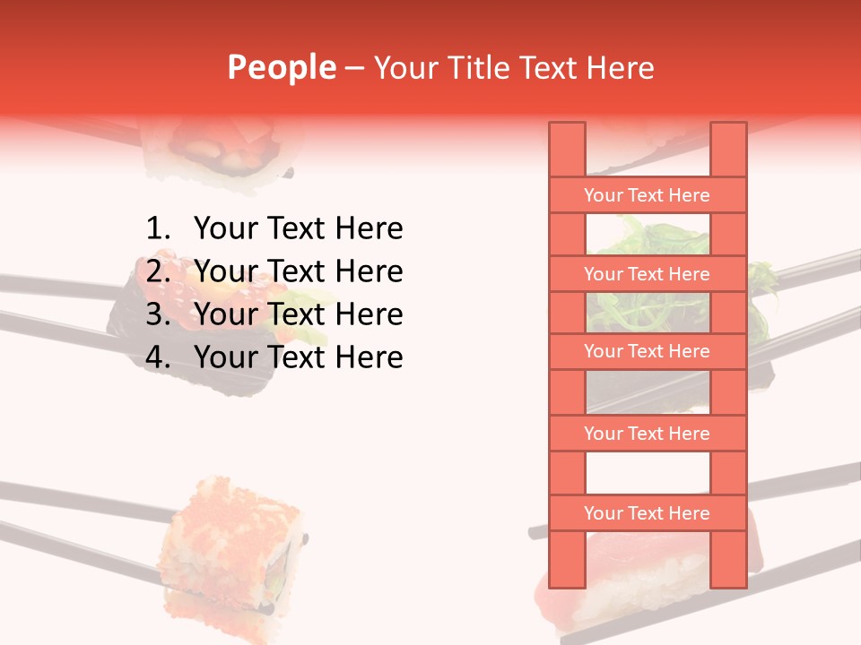 Salmon Slice Ikura PowerPoint Template