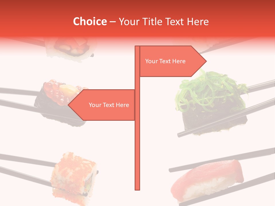 Salmon Slice Ikura PowerPoint Template