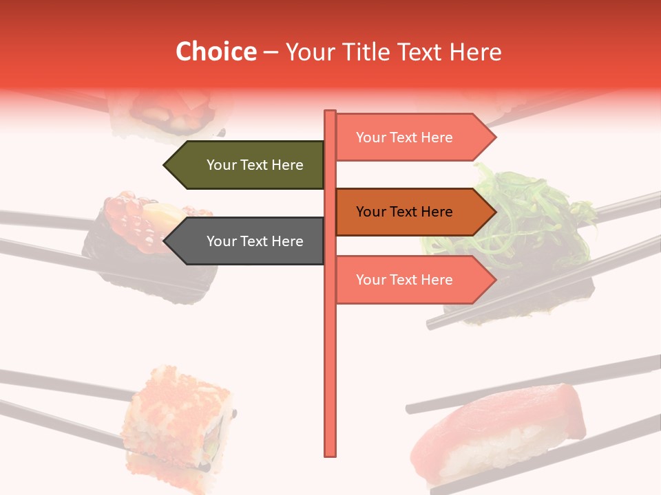 Salmon Slice Ikura PowerPoint Template