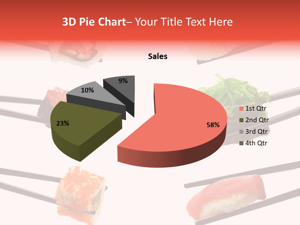 Salmon Slice Ikura PowerPoint Template