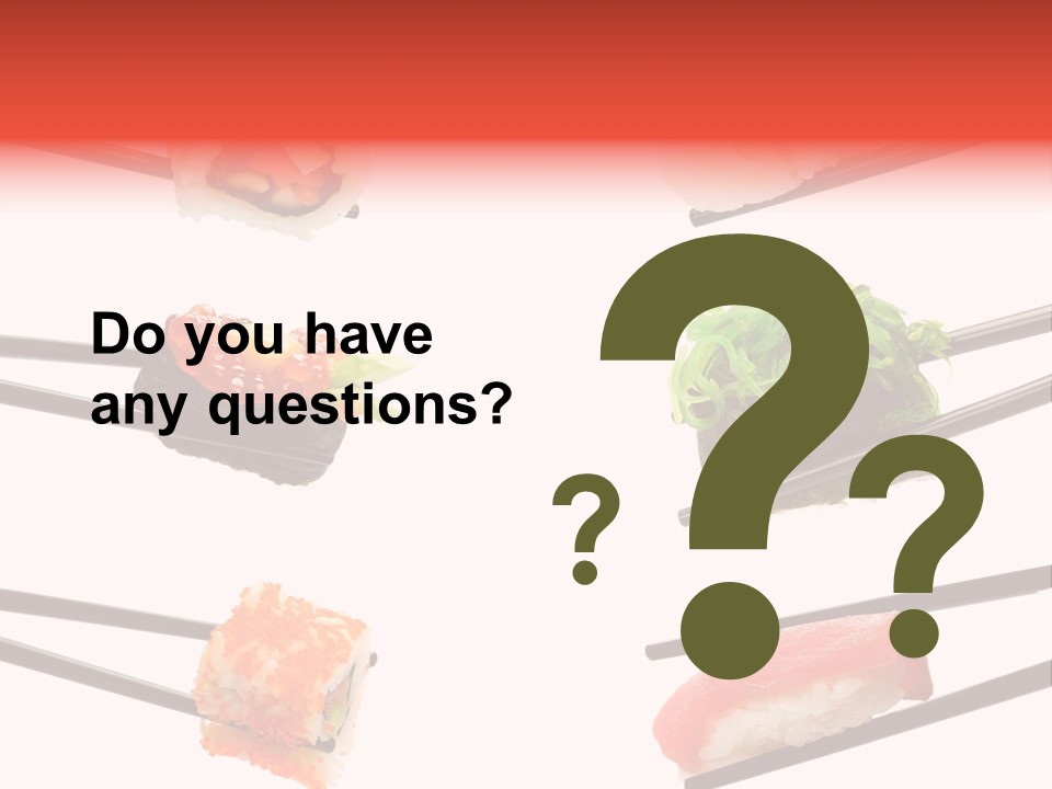 Salmon Slice Ikura PowerPoint Template