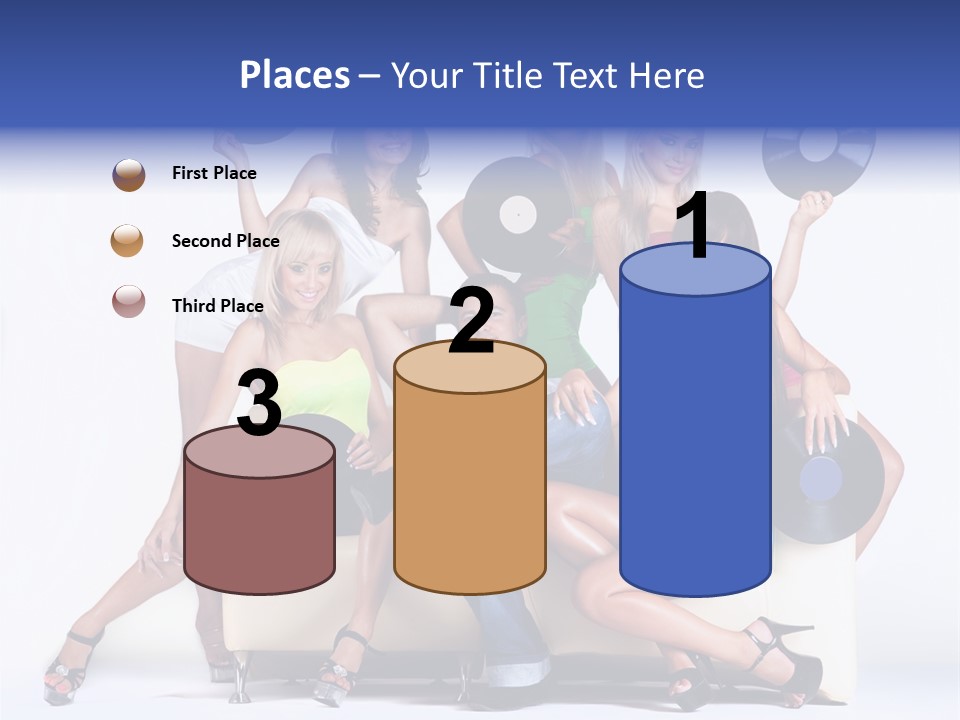 Table People Figure PowerPoint Template