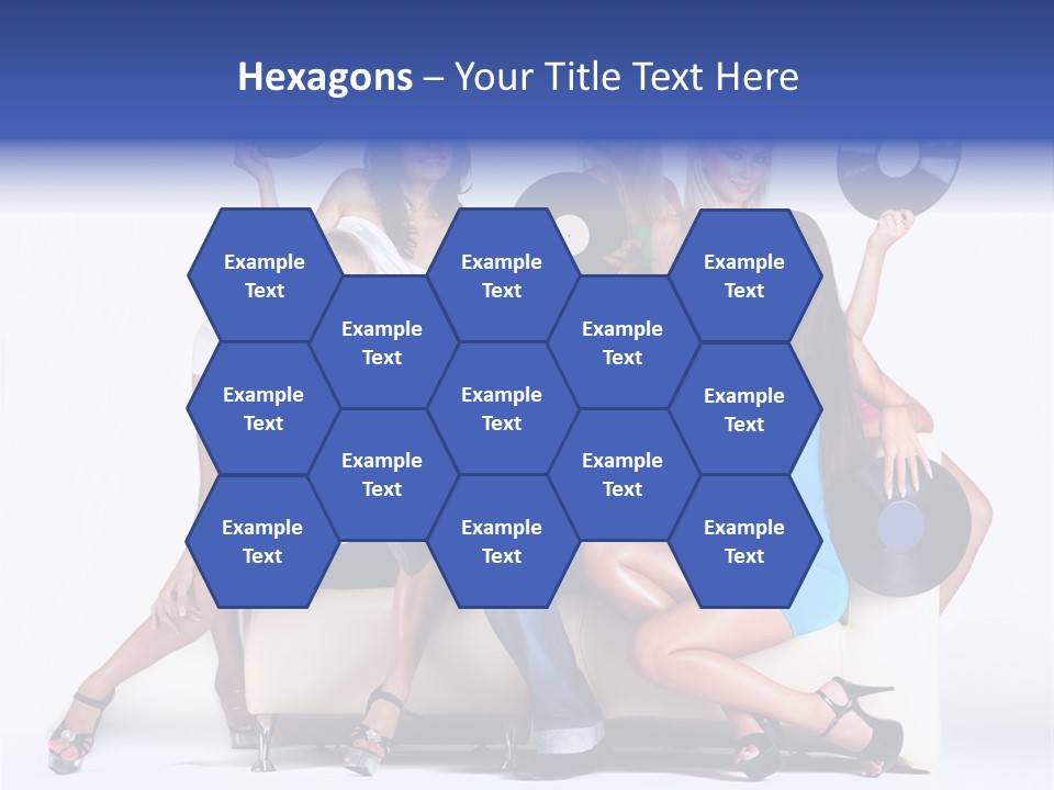 Table People Figure PowerPoint Template