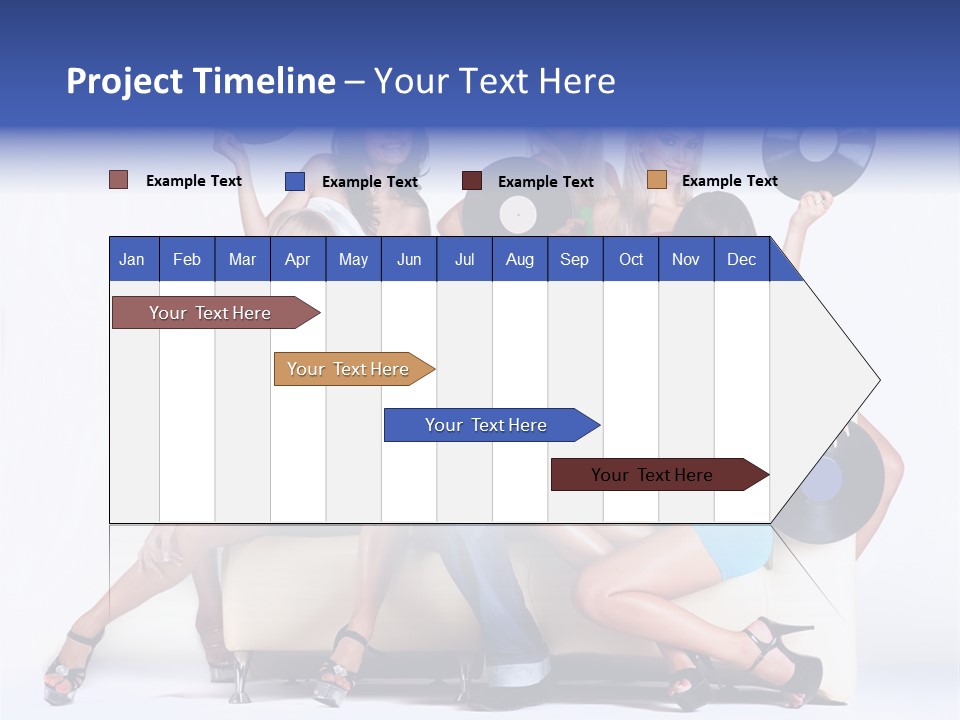 Table People Figure PowerPoint Template
