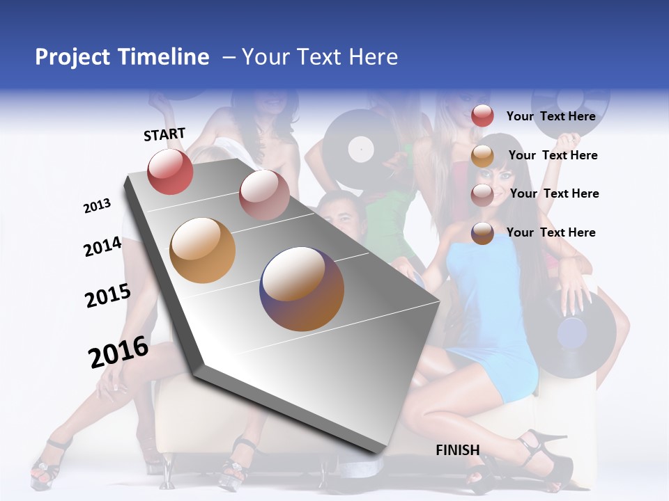 Table People Figure PowerPoint Template