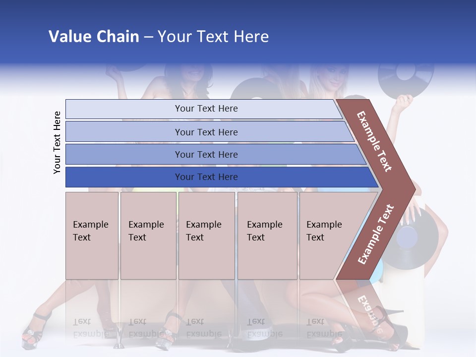 Table People Figure PowerPoint Template