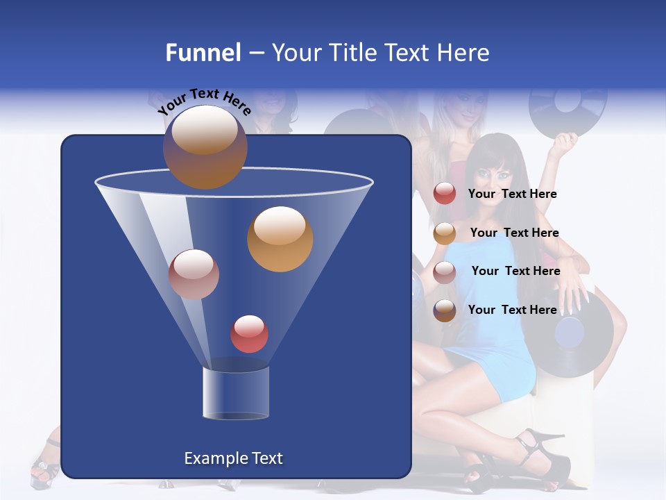 Table People Figure PowerPoint Template