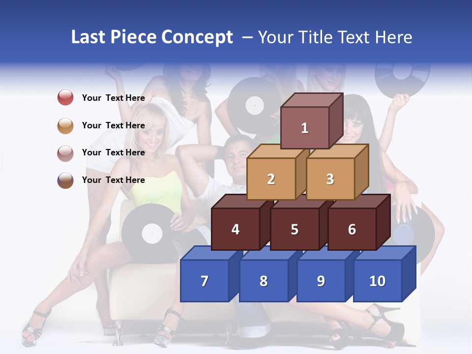 Table People Figure PowerPoint Template