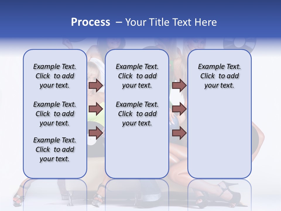 Table People Figure PowerPoint Template