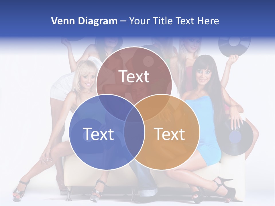 Table People Figure PowerPoint Template