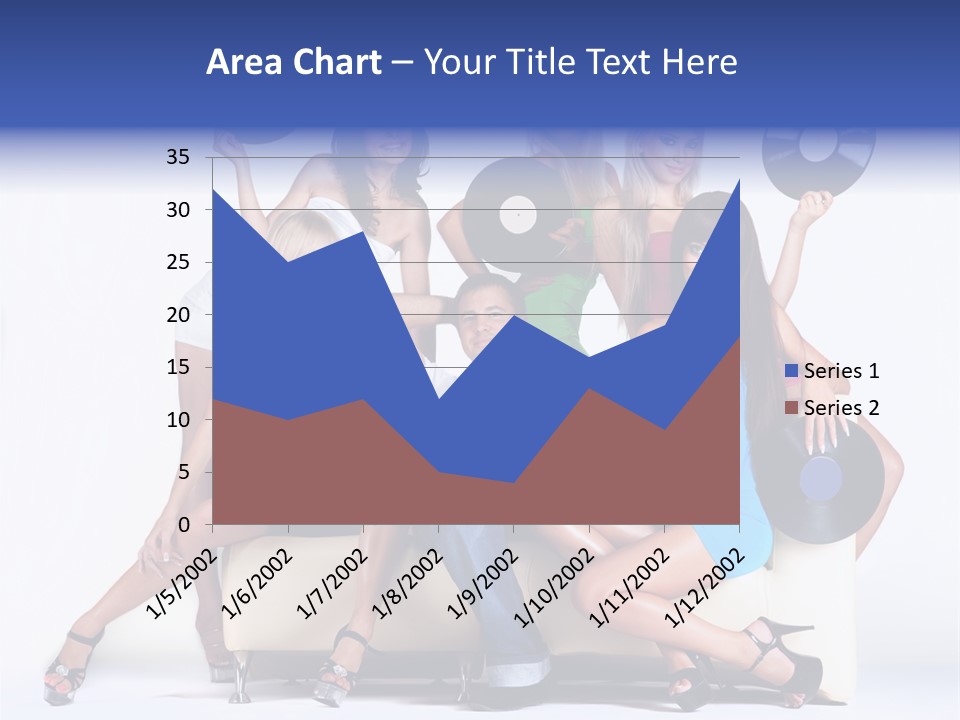 Table People Figure PowerPoint Template