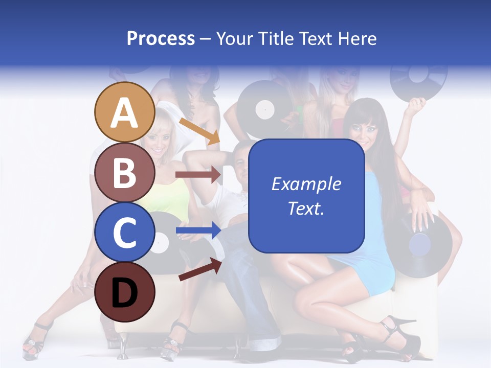 Table People Figure PowerPoint Template