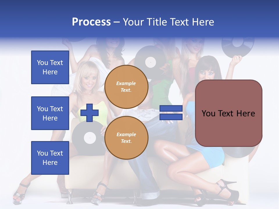 Table People Figure PowerPoint Template