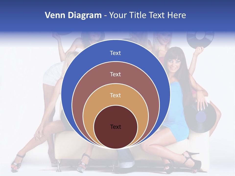 Table People Figure PowerPoint Template