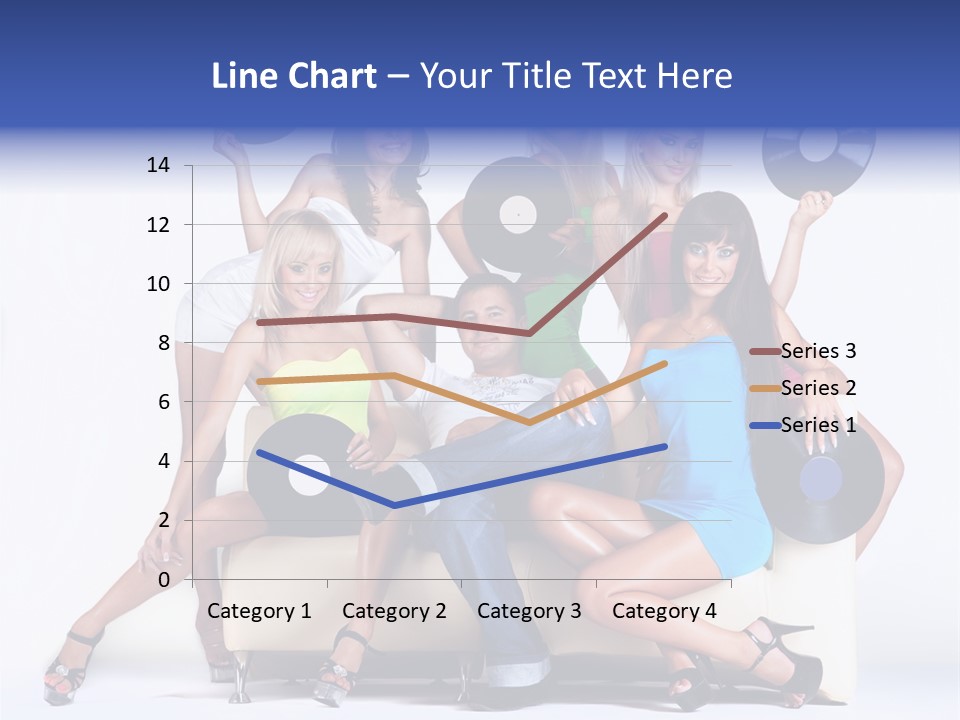 Table People Figure PowerPoint Template