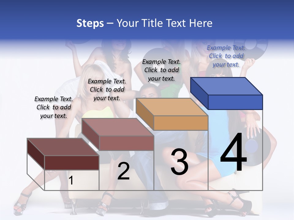 Table People Figure PowerPoint Template