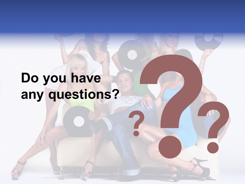 Table People Figure PowerPoint Template