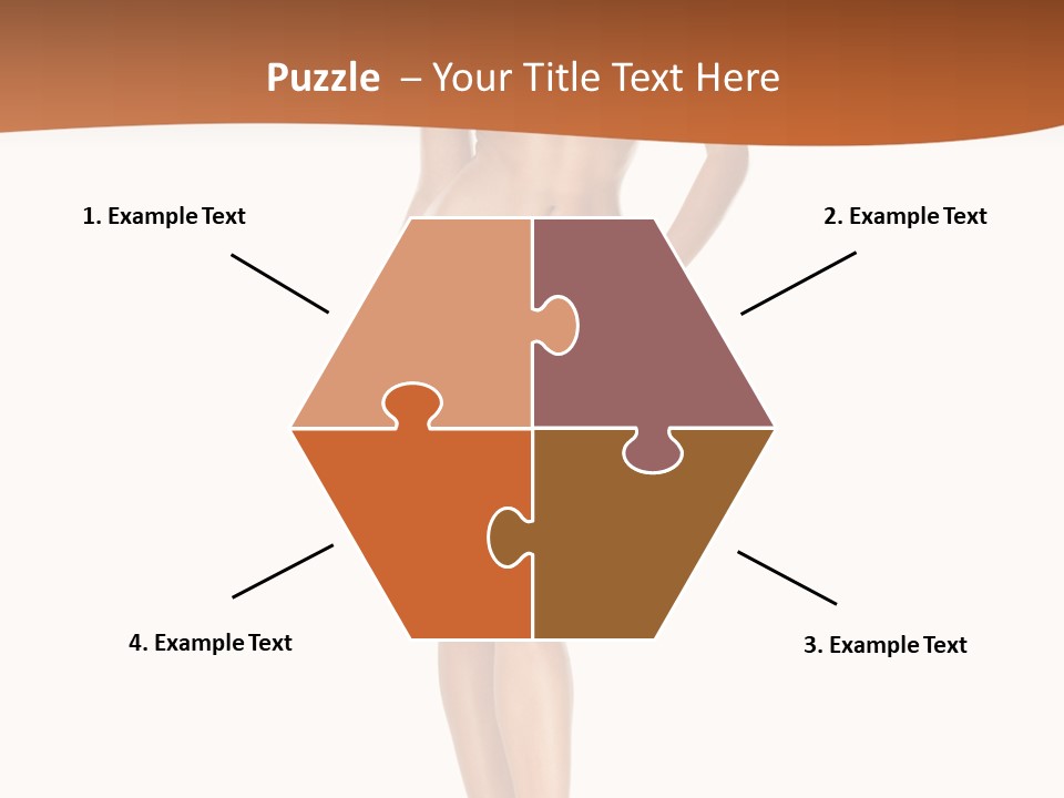 Teamwork Figure Chair PowerPoint Template