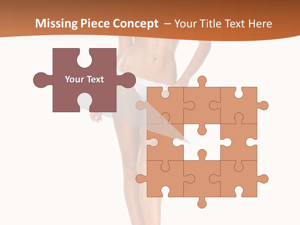 Teamwork Figure Chair PowerPoint Template