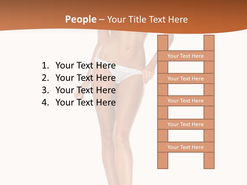 Teamwork Figure Chair PowerPoint Template