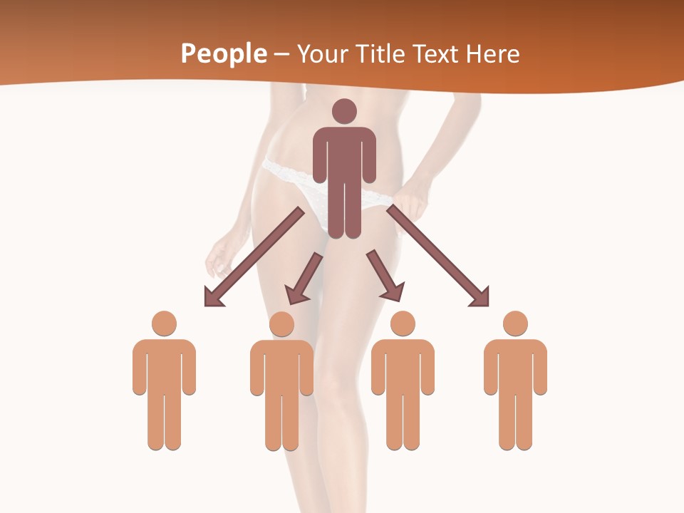 Teamwork Figure Chair PowerPoint Template