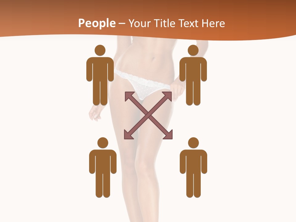 Teamwork Figure Chair PowerPoint Template