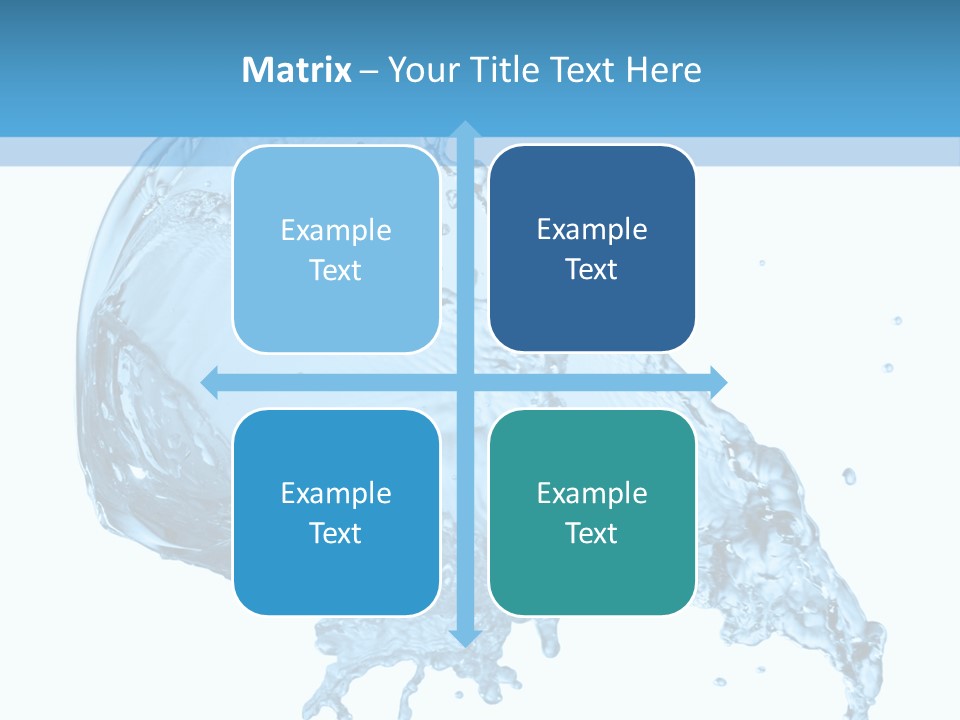 Pour Moisture Wet PowerPoint Template