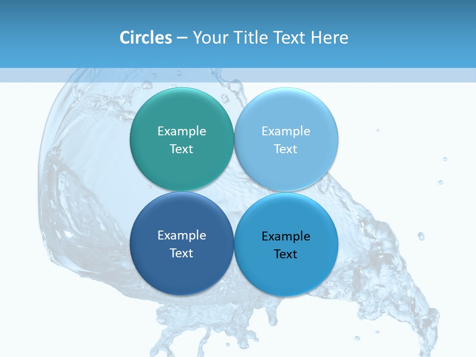 Pour Moisture Wet PowerPoint Template