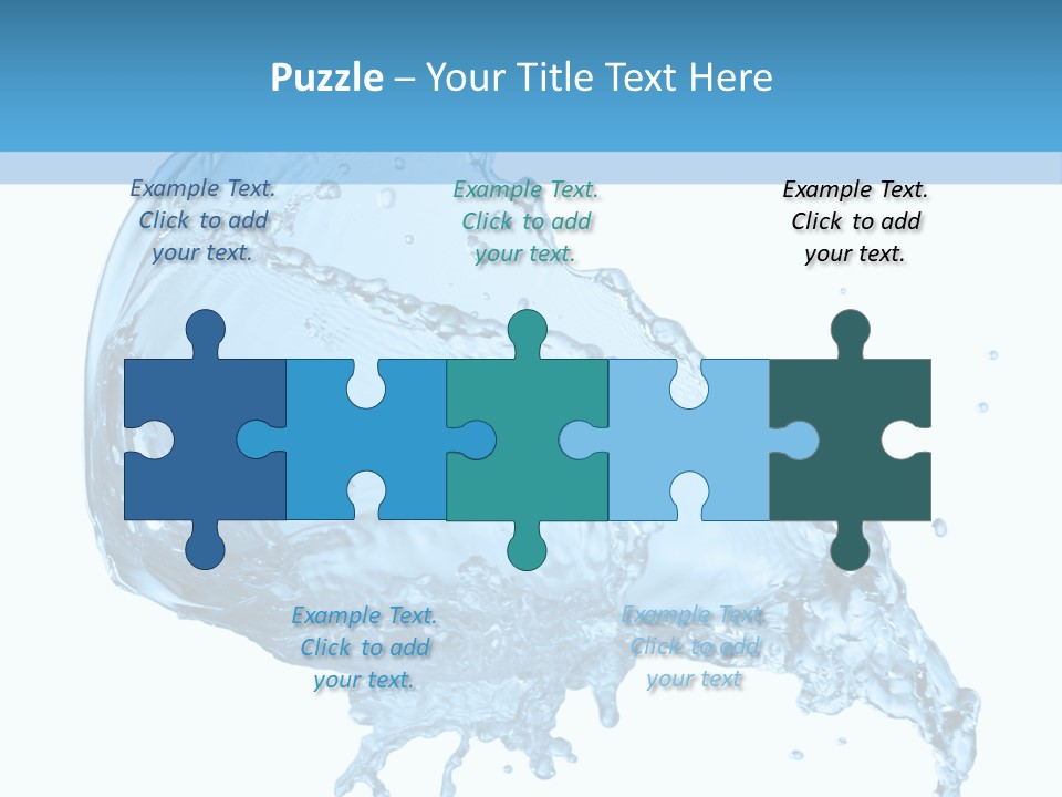 Pour Moisture Wet PowerPoint Template