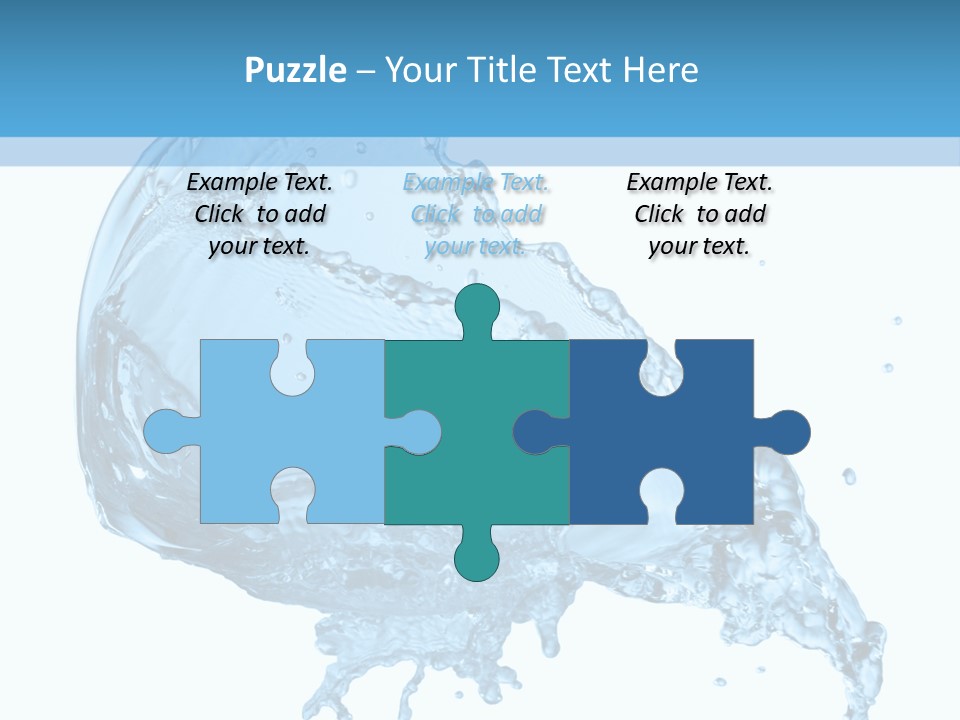 Pour Moisture Wet PowerPoint Template