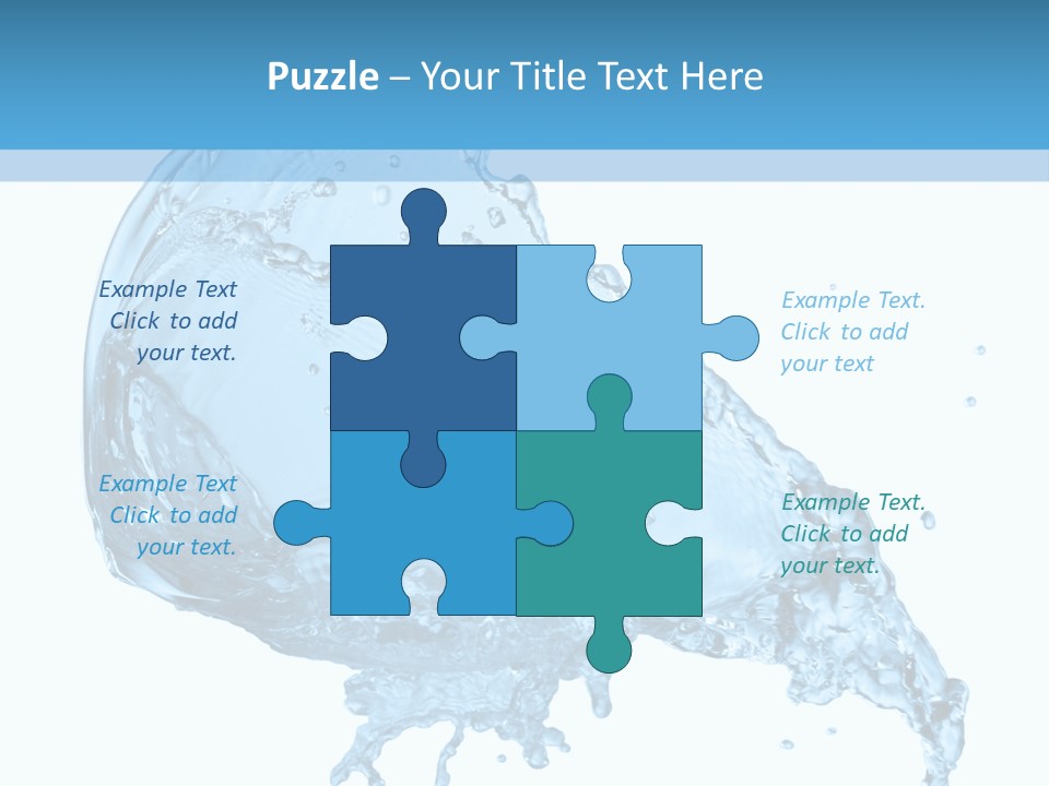 Pour Moisture Wet PowerPoint Template