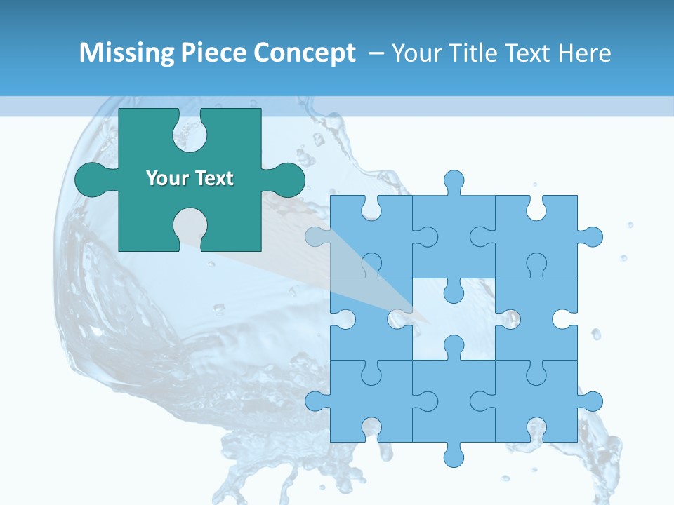 Pour Moisture Wet PowerPoint Template