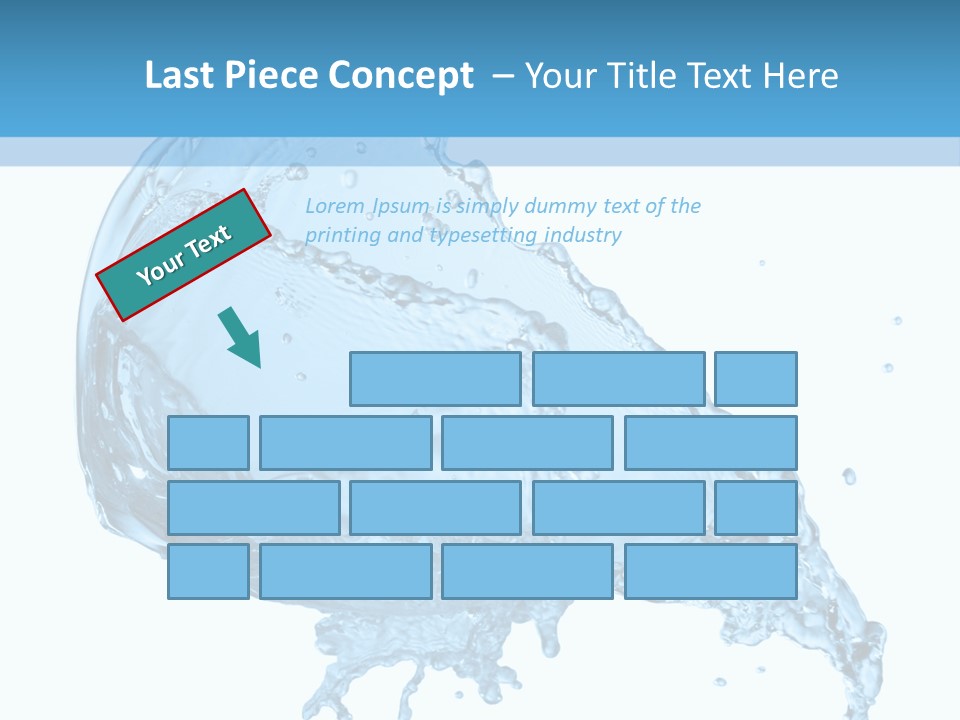 Pour Moisture Wet PowerPoint Template