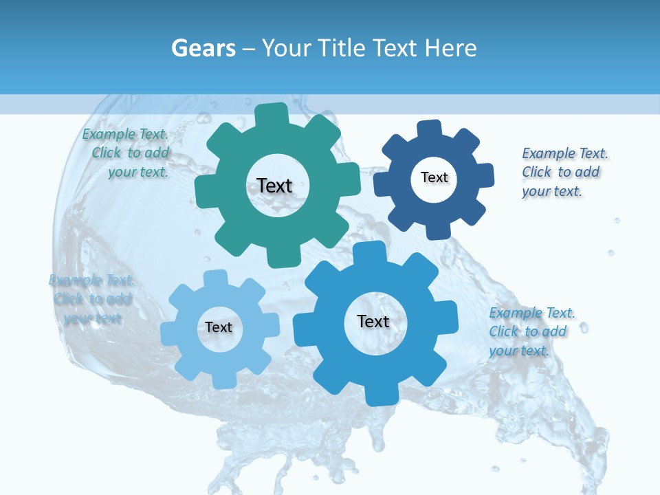 Pour Moisture Wet PowerPoint Template