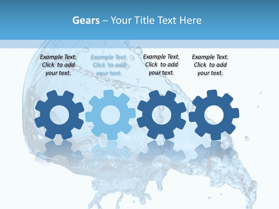 Pour Moisture Wet PowerPoint Template