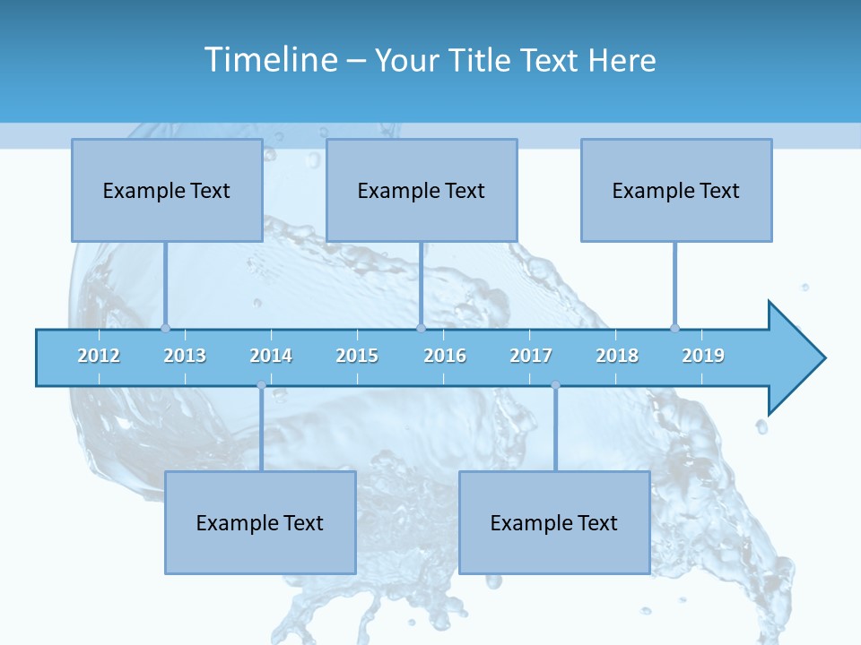 Pour Moisture Wet PowerPoint Template