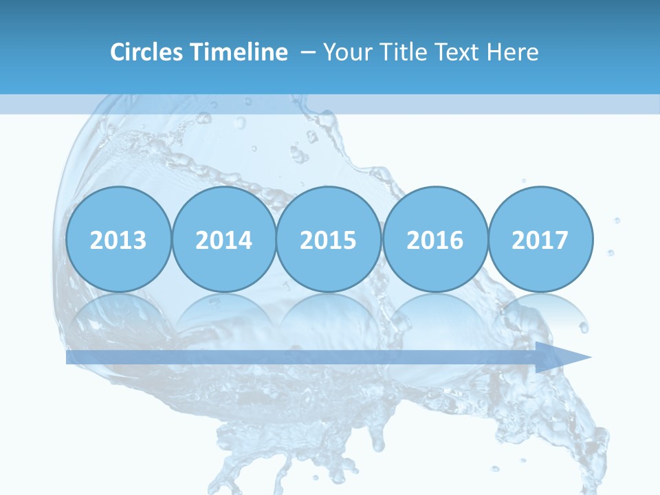 Pour Moisture Wet PowerPoint Template