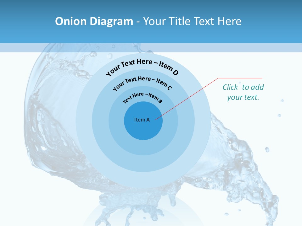 Pour Moisture Wet PowerPoint Template