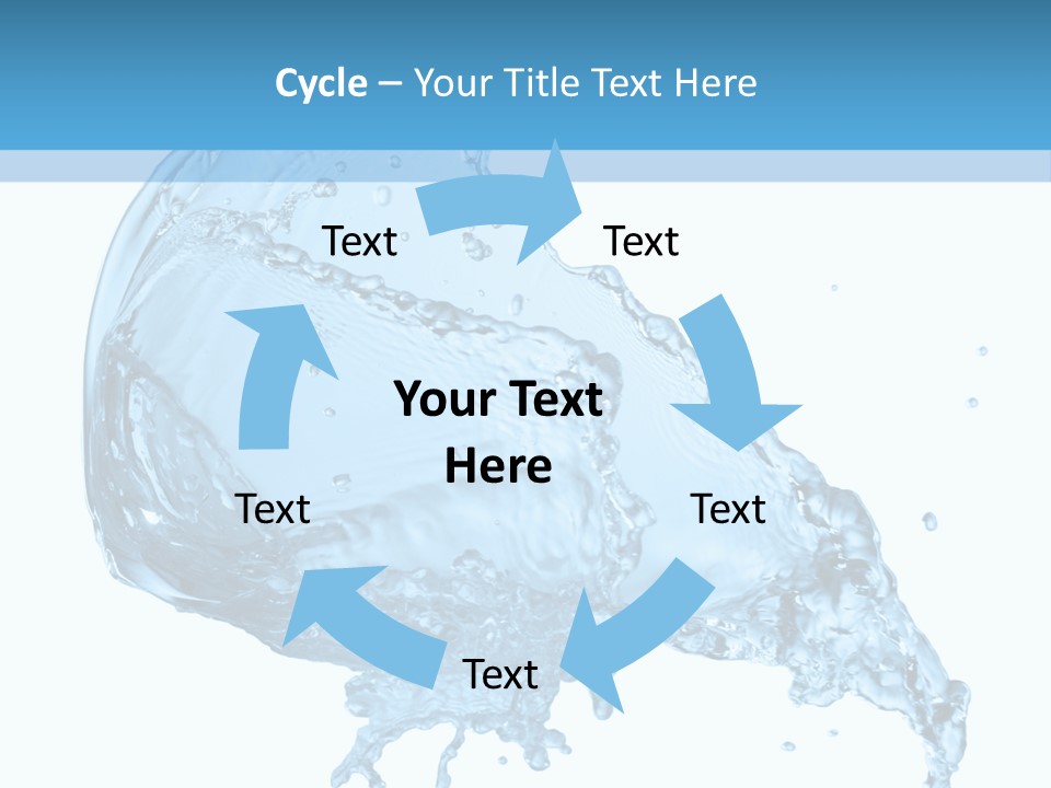 Pour Moisture Wet PowerPoint Template