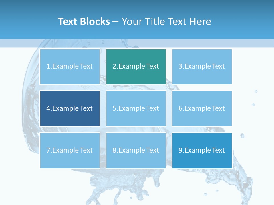 Pour Moisture Wet PowerPoint Template