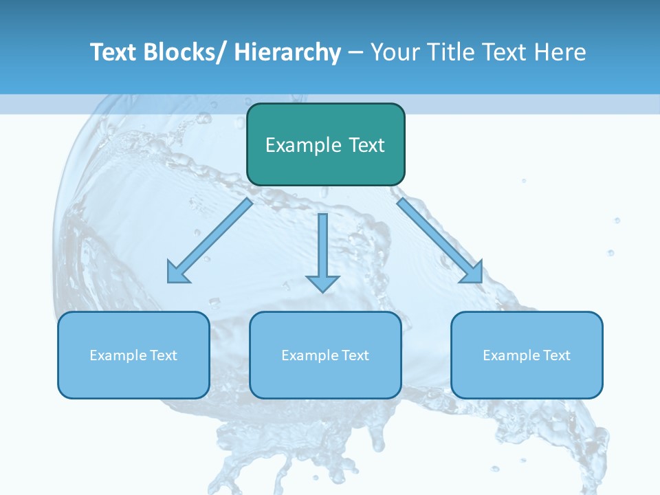 Pour Moisture Wet PowerPoint Template