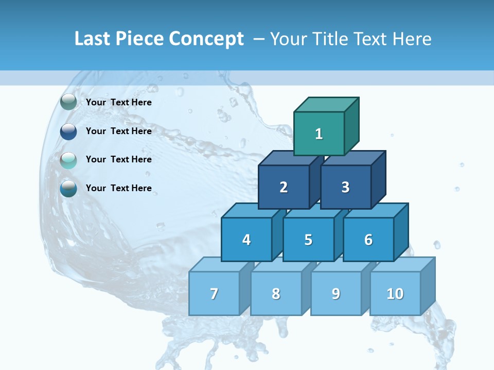 Pour Moisture Wet PowerPoint Template