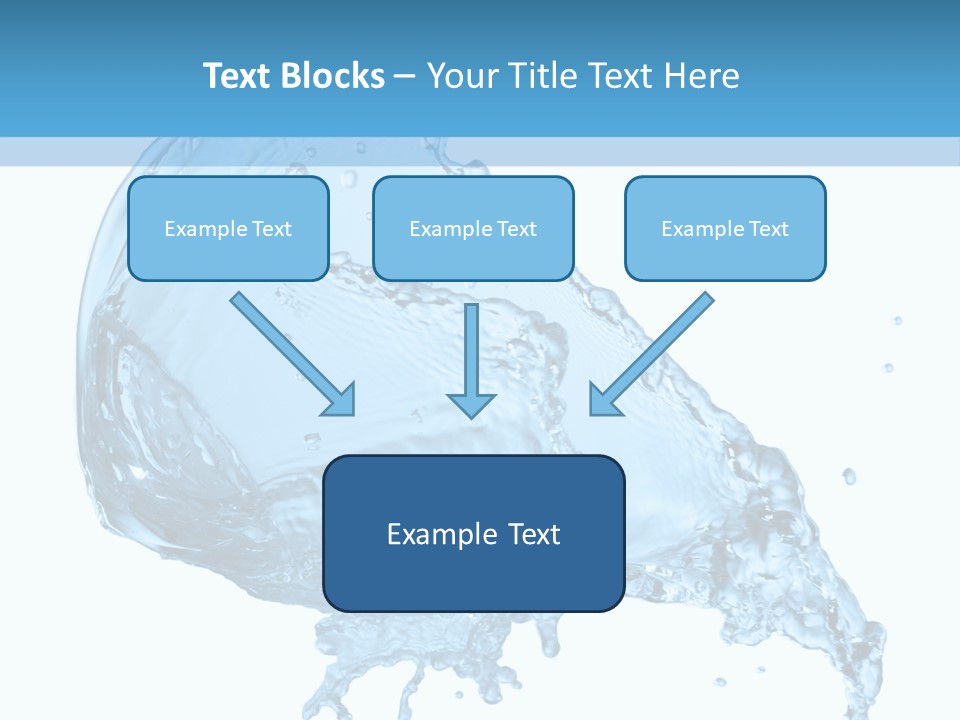 Pour Moisture Wet PowerPoint Template