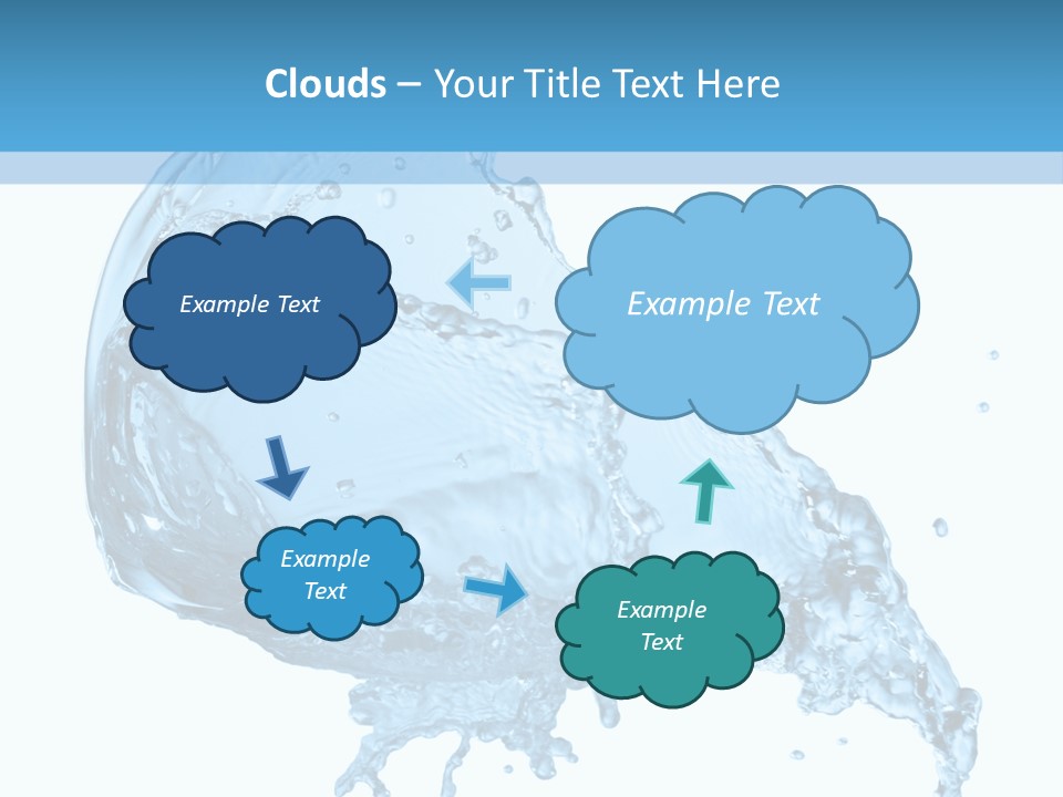 Pour Moisture Wet PowerPoint Template