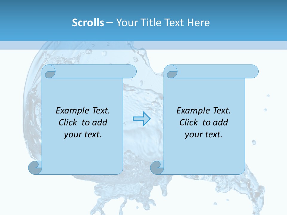 Pour Moisture Wet PowerPoint Template