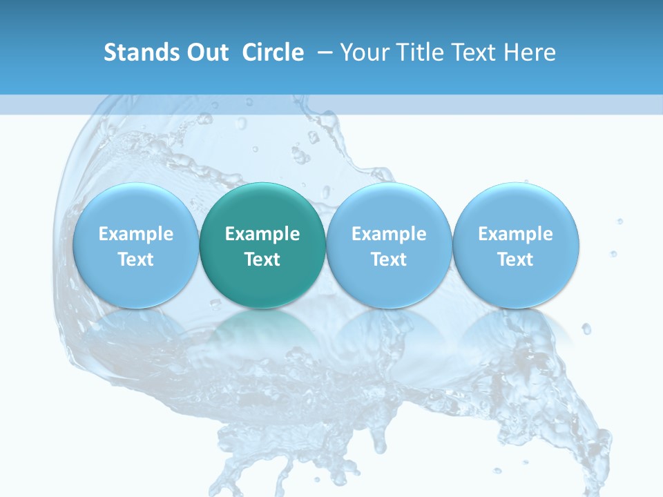 Pour Moisture Wet PowerPoint Template