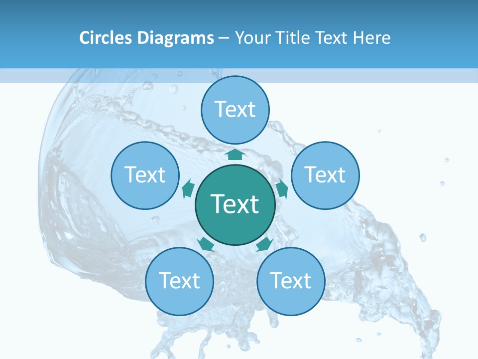 Pour Moisture Wet PowerPoint Template